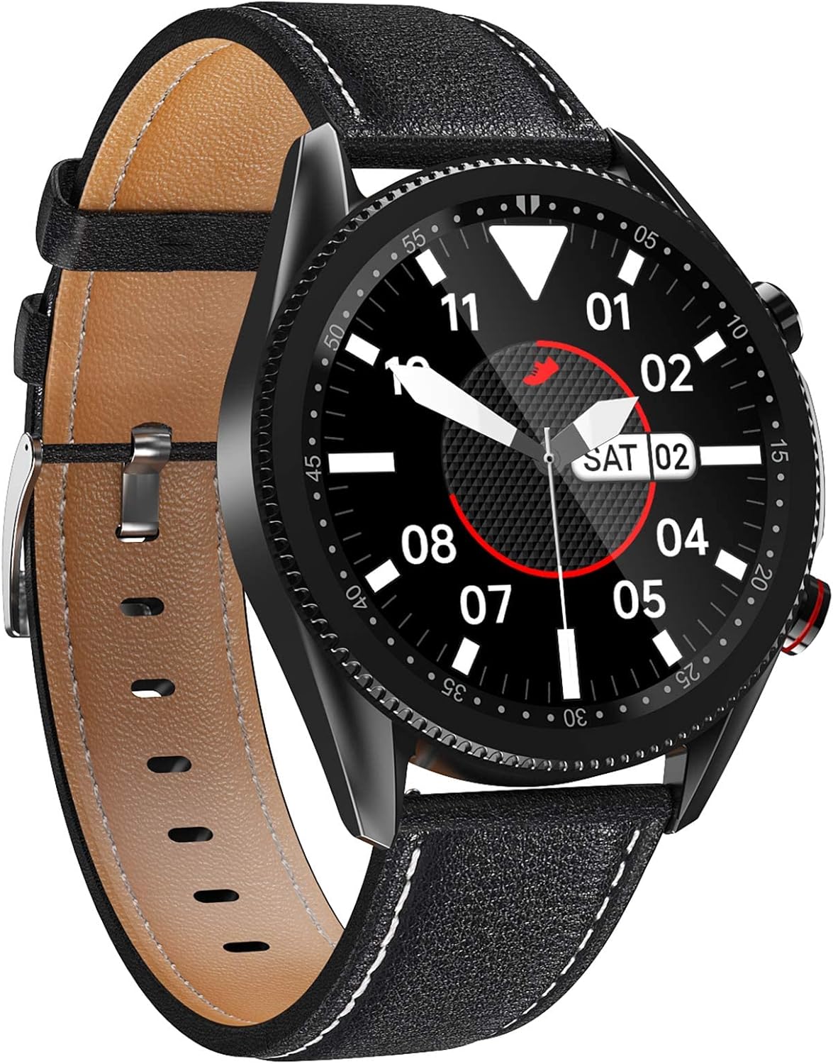 Smartwatch Uomo Donna 1.28 Pollici - Fitness Tracker Bluetooth - Pressione Sanguigna Cardiofrequenzimetro e Contapassi - Impermeabile IP67