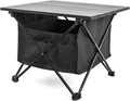 Tavolo pieghevole da campeggio portatile - lega di alluminio - design ultraleggero e compatto - per barbecue picnic e attività all'aperto
