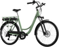 Bici elettrica Cecotec 28 pollici bianca - batteria estraibile con autonomia fino a 80 km - cambio Shimano 6 velocità - sospensione anteriore e freni a doppio disco