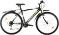 Multibrand PRO bici cross country per adulti - ruote 26 pollici e 18 velocità - telaio in alluminio - freni V Brake e finitura nera verde