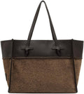 Gianni Chiarini Marcella BS 12132 - Borsa Memory Espresso e Cuoio - Chiusura Magnetica - Fodera Interna Decorativa