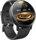 PURRL Smartwatch uomo donna - Display 2.03 pollici - Posizionamento Bluetooth contapassi e lettore musicale - Fitness tracker impermeabile nero per Android iOS