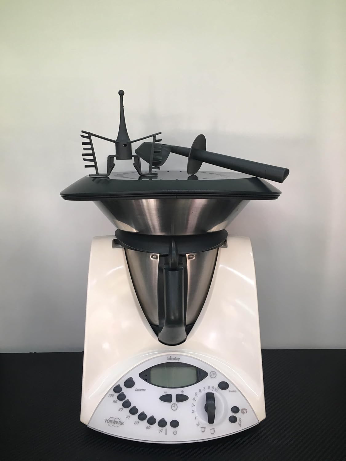 Bimby TM31 Vorwerk Rigenerato - Robot da Cucina Multifunzione 1500 W Bianco - Modello Igienizzato e Garantito - Include Spatola Misurino e Farfalla