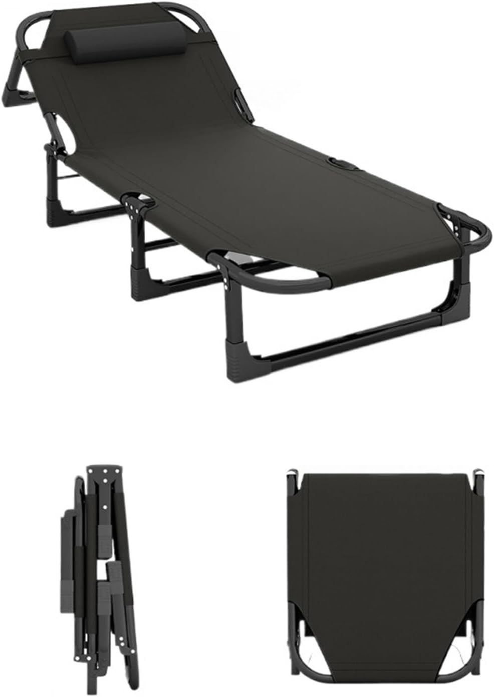 Poltrona reclinabile portatile da ufficio - formato Small con peso 3 kg - lettino per pisolino compatto - per pause lavoro casa e relax quotidiano