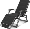 Sedia a sdraio pieghevole a gravità zero - lettino singolo resistente da esterno - struttura reclinabile salvaspazio - per relax spiaggia giardino e campeggio
