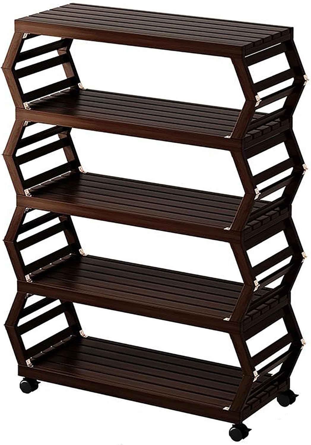 Scaffale da campeggio portatile a 5 livelli - ripiano pieghevole formato 50 cm - organizzatore da esterno - per picnic campeggio barbecue e attività outdoor