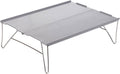 Tavolino pieghevole da campeggio grigio - design ultraleggero e portatile - mini tavolo da viaggio - per picnic escursionismo e attività outdoor