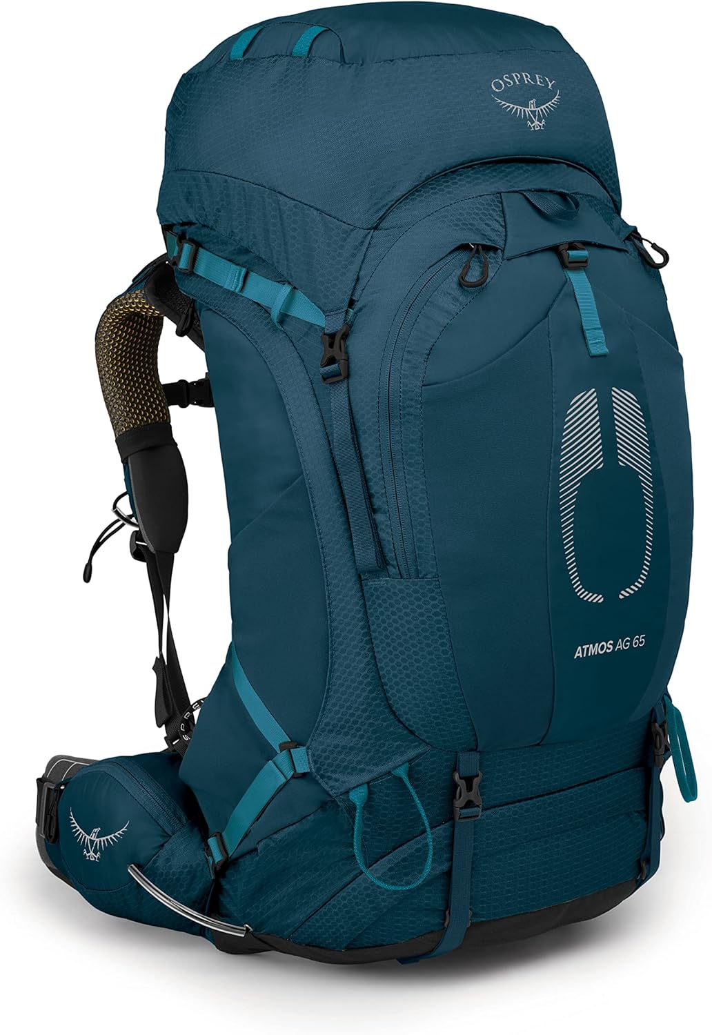 Osprey Atmos AG 65 zaino trekking uomo - capacità 65 litri - zaino outdoor da backpacking - per escursionismo trekking e viaggi
