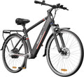 Bici elettrica urbana Miyazaki GC1995 26 pollici nera - batteria removibile 48 V 14 Ah - trasmissione ad albero e sensore di coppia - autonomia fino a 150 km