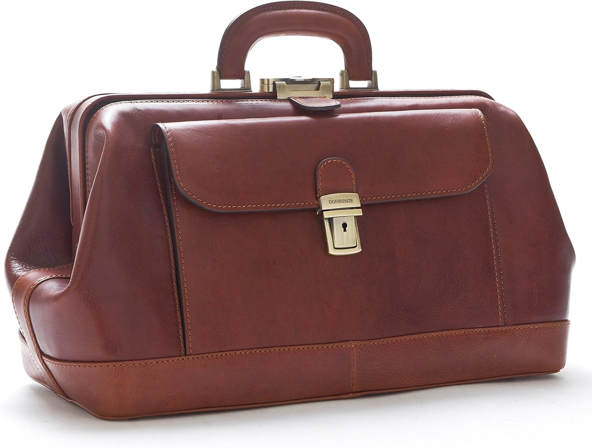 D e D Borsa Medico Bassa - Borsa Professionale Made in Italy - Chiusura Zip - Accessorio da Lavoro per Medico