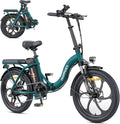 Bici elettrica pieghevole MilePort 1 verde FAT 20 x 3 - motore 250 W e batteria removibile 36 V 13 Ah - autonomia fino a 100 km - cambio 7 velocità fino a 25 km h