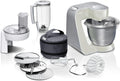 Bosch MUM58L20 Robot da Cucina - Planetaria 1000 W Argento e Bianca - Ciotola in Acciaio Inox da 3,9 Litri - Struttura Compatta 28 x 28,2 x 28 cm