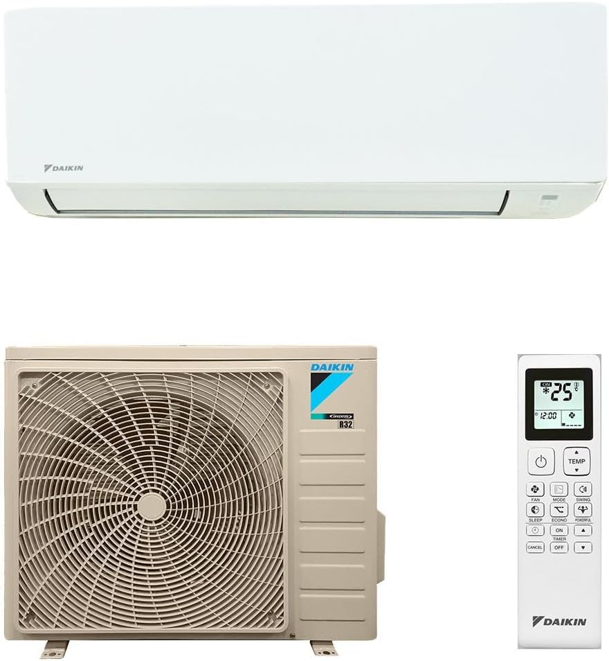 Daikin FTXC35D - Climatizzatore monosplit inverter 12000 BTU - Raffreddamento e riscaldamento - Classe A plus plus con modalità silenziosa