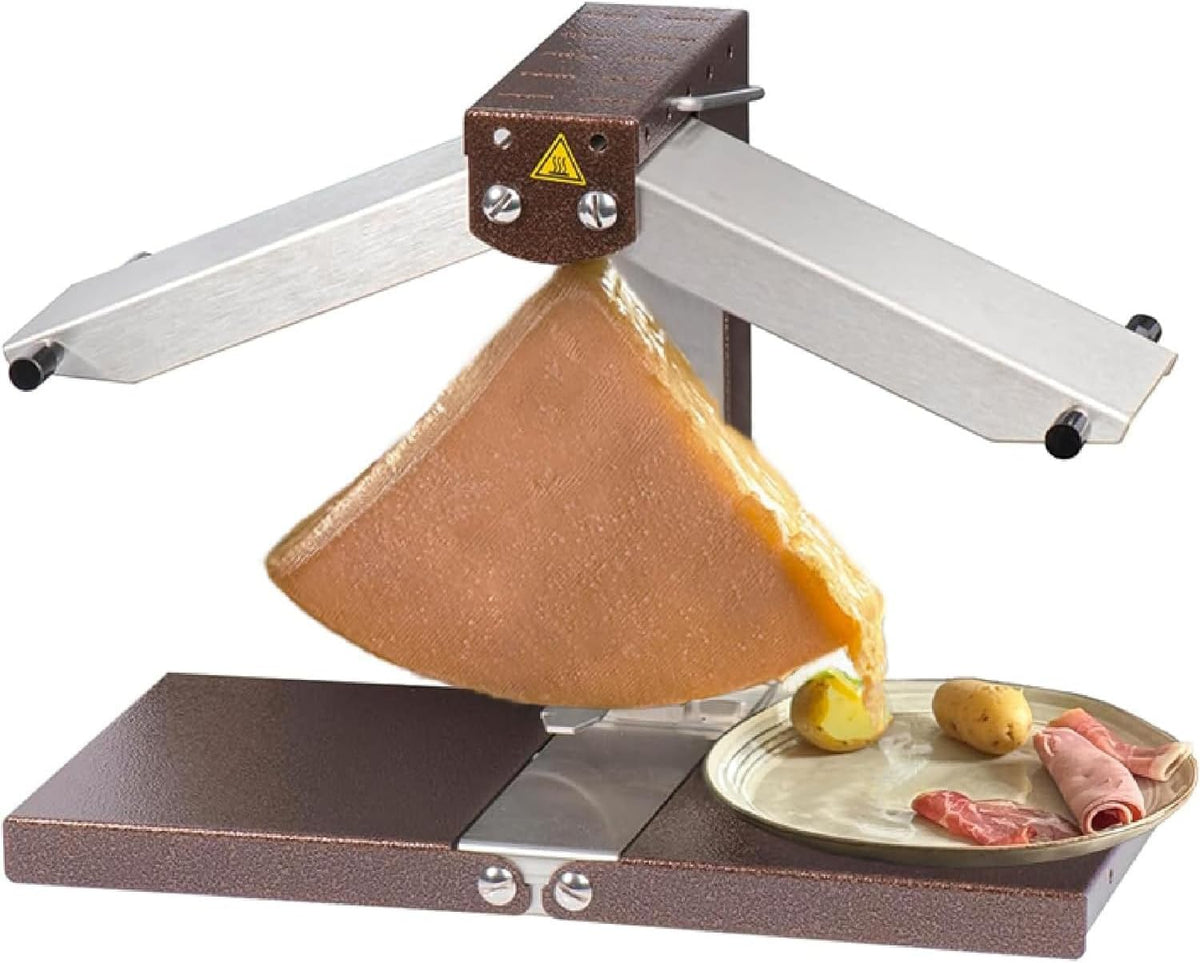 LZDOYY Scioglitore Raclette Elettrico - Macchina Commerciale per Formaggio Semicircolare - Struttura in Acciaio Inossidabile - Modello Multifunzione Multicolore