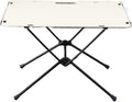Tavolo da campeggio pieghevole bianco - struttura leggera in alluminio - piano arrotolabile compatto - per pesca picnic barbecue e attività outdoor