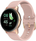 PURRL R3 Smartwatch Donna Uomo 1.3 Pollici - Display Quadrato Bluetooth - Frequenza Cardiaca e Monitoraggio Sonno - Impermeabile IP68 Argento Rosa
