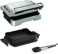 Moulinex OptiGrill 4 in 1 GI776D - Griglia barbecue e forno elettrico 2100 W - 9 programmi automatici - Piastre antiaderenti con teglia e pinza