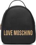 Love Moschino - Zaino donna nero taglia unica - Design compatto per città e tempo libero - Manutenzione pratica con panno umido