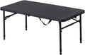 Tavolo pieghevole da picnic - piano in plastica - altezza regolabile e chiusura a metà - tavolo da campeggio portatile per attività outdoor
