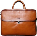 Borsa a tracolla uomo vintage - Struttura in pelle - Grande capacità per computer e oggetti personali - Chiusura con fibbia