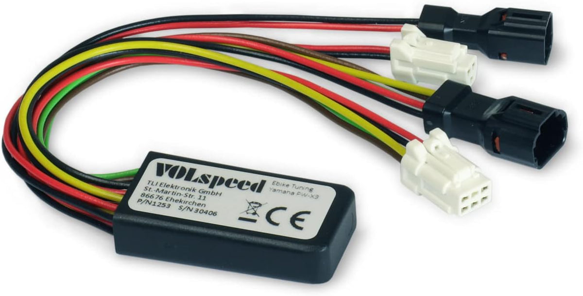 Chip tuning VOLspeed V3 per Yamaha PW X3 PW S2 - sensore di velocità per e bike - compatibile con display LCD e LED - modulo elettronico nero per sistemi Yamaha
