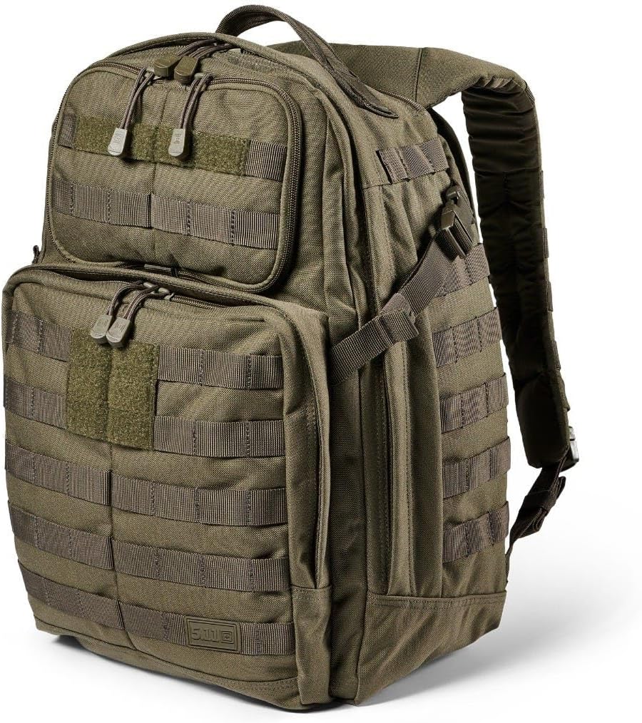 5.11 Rush 24 zaino tattico militare - capacità 37 litri e 20 scomparti - impermeabile e robusto - per trekking escursionismo e viaggio