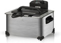 bajrl Friggitrice Elettrica a Doppia Vasca - Macchina con Temperatura Costante - Per Uso Domestico e Commerciale - Per Patatine Youtiao e Spiedini Fritti