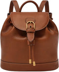 Fossil Everleigh - Borsa donna in pelle o cotone - Fodera in poliestere - Chiusura magnetica per uso quotidiano