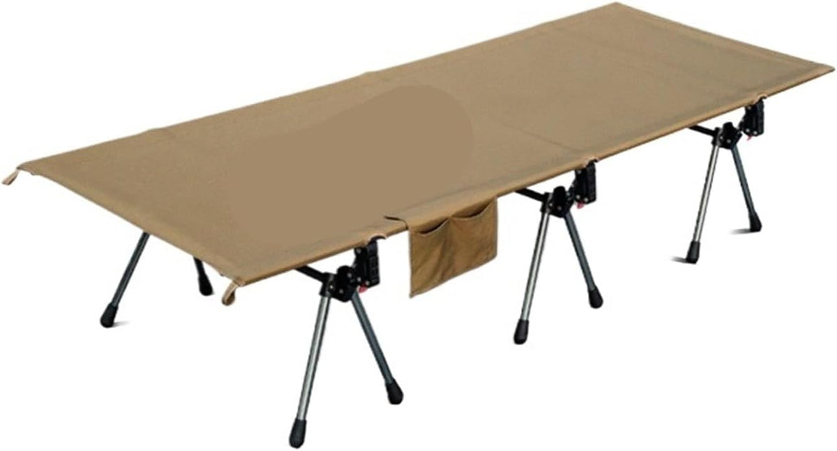 Lettino da campeggio pieghevole portatile - superficie in acrilico per adulti - design compatto facile da montare - per viaggio riposo e attività all'aperto