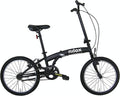 Bici pieghevole Nilox X0 nera 20 pollici - telaio opaco in lega di acciaio con cerchi in alluminio - peso 12 kg portatile - cambio 21 velocità per città e passeggio