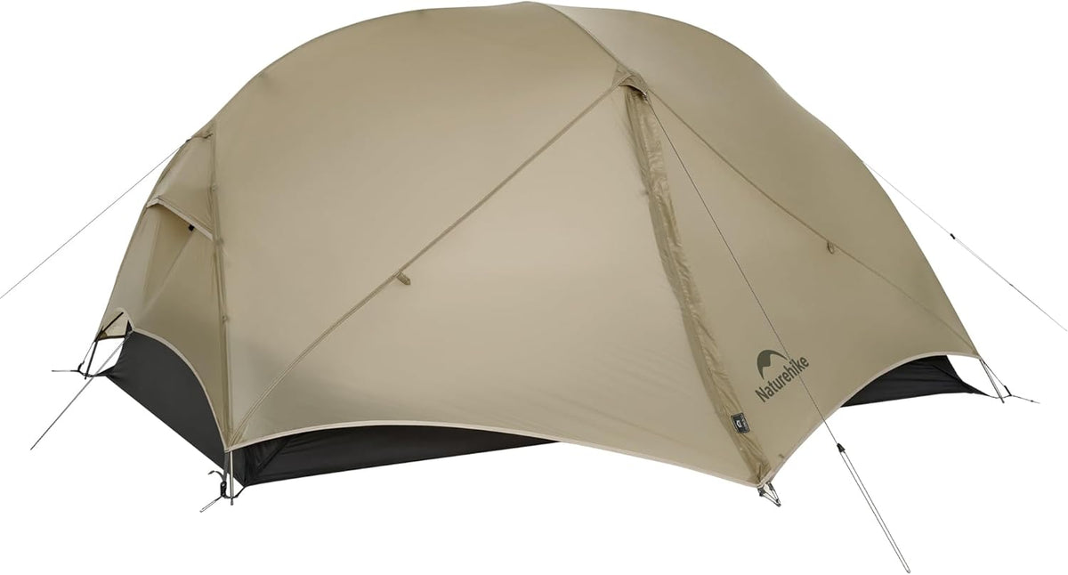 Tenda Naturehike Mongar UL per 2 persone 210 x 130 x 105 cm - struttura ultraleggera impermeabile e antivento - rivestimento PU per 4 stagioni - per trekking e backpacking