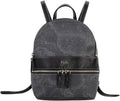 Alviero Martini 1A Classe Geo Black 1PxD098 6426 - Zaino donna nero con logo - Struttura in ecopelle - Design pratico per uso quotidiano