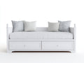 Divano letto-Legno-MDF-208x94x88 cm-Bianco-Classico contemporaneo