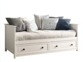 Divano letto-Legno-MDF-208x93x86 cm-Bianco-Costiero moderno