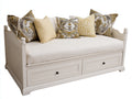 Divano letto-Legno-MDF-218x98x88 cm-Bianco-Classico