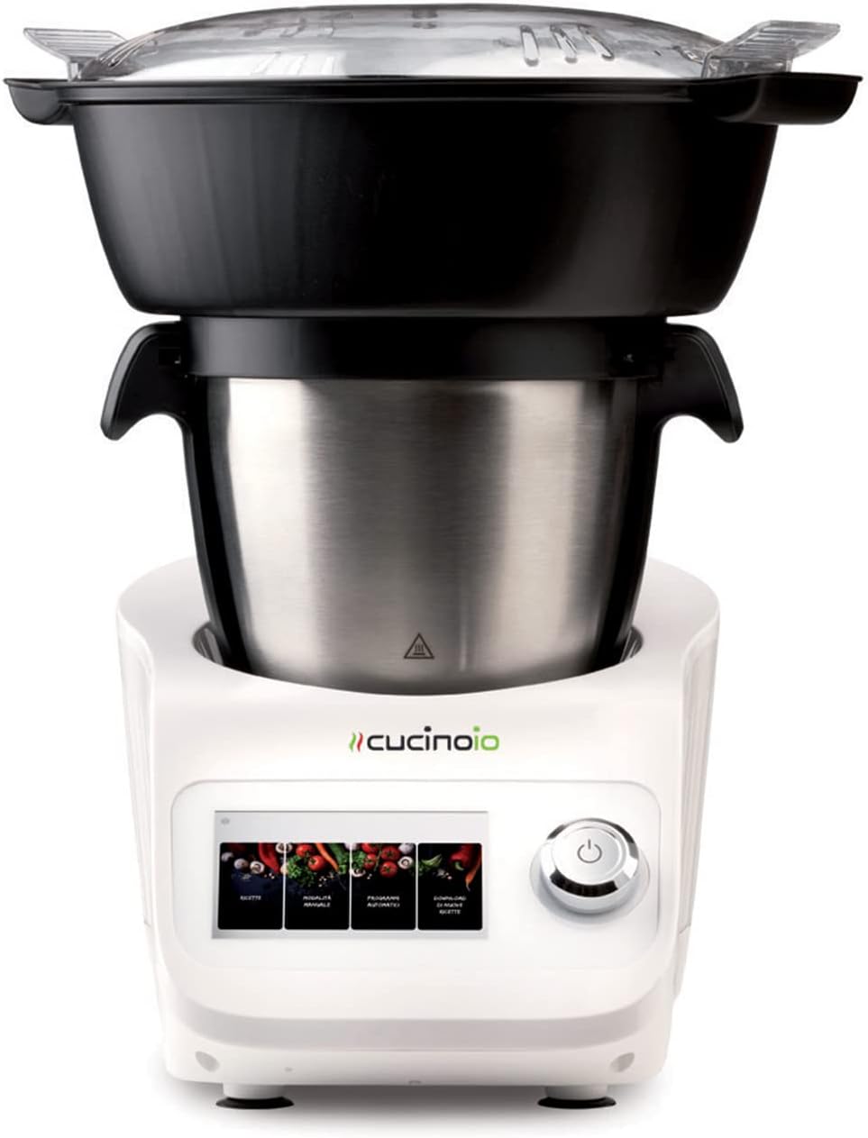 Cucinoio IMPROBM1905 - Robot da cucina multifunzione Wi Fi 1300 W - Capacità 2.3 L con 8 programmi - 12 velocità e display touch TFT 5 pollici