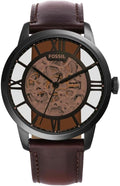 Fossil Townsman - Orologio Uomo Automatico Tre Lancette - Acciaio Inossidabile o Pelle - Design Maschile da Polso