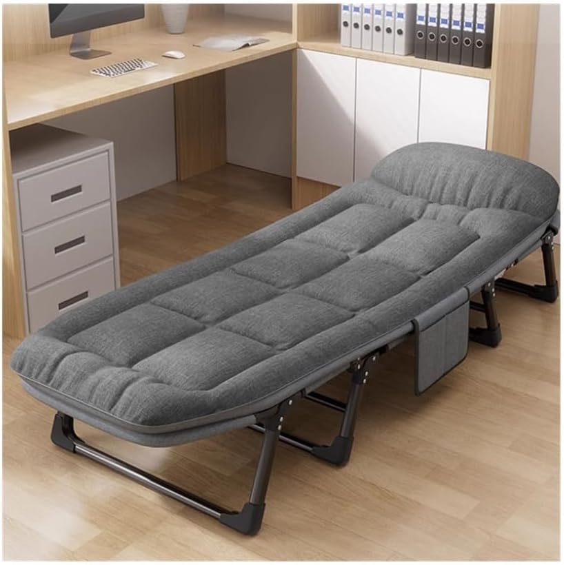 Poltrona reclinabile pieghevole da ufficio - formato Medium - letto portatile per accompagnatore - seduta singola per riposo temporaneo