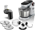 Bosch MUM9D33S11 Robot da Cucina - Motore 1300 W Argento - Ciotola in Acciaio Inox - Componenti Lavabili in Lavastoviglie e Struttura 41 x 60 x 40 cm
