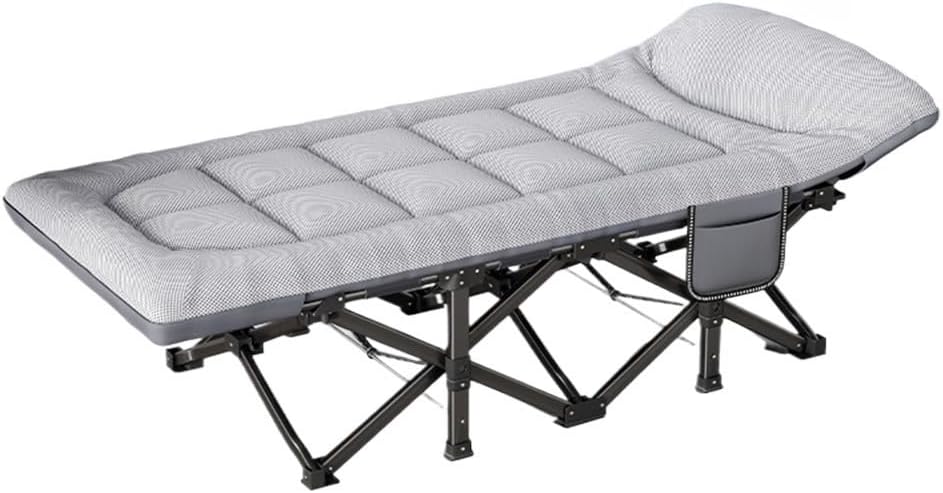 Letto pieghevole singolo per ufficio - poltrona reclinabile formato Large - soluzione portatile per pausa e riposo - utilizzabile in ambienti di assistenza