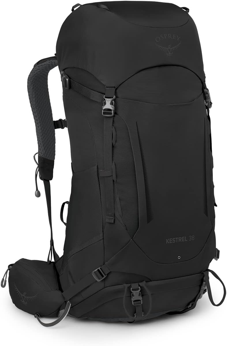 Zaino Osprey Kestrel da uomo - struttura per trasporto personale - design versatile per attività outdoor - zaino per organizzare attrezzatura durante escursioni e spostamenti
