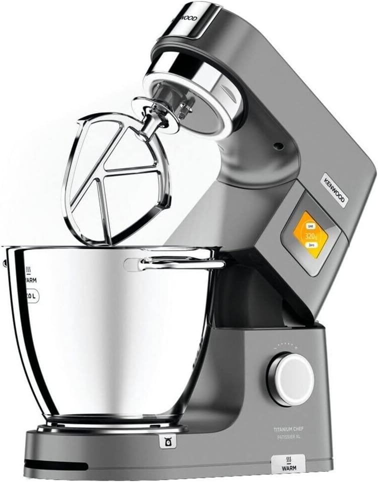 Kenwood KWL90.244SI - Robot da Cucina 1400 W Grigio - Capacità da 7 Litri - Struttura in Acciaio Inossidabile 36 x 69 x 49 cm