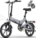 HITWAY bici elettrica pieghevole adulti - ruote 16 pollici e motore 250 W - batteria 36 V 7,8 Ah - velocità massima 25 km h e autonomia 35-70 km