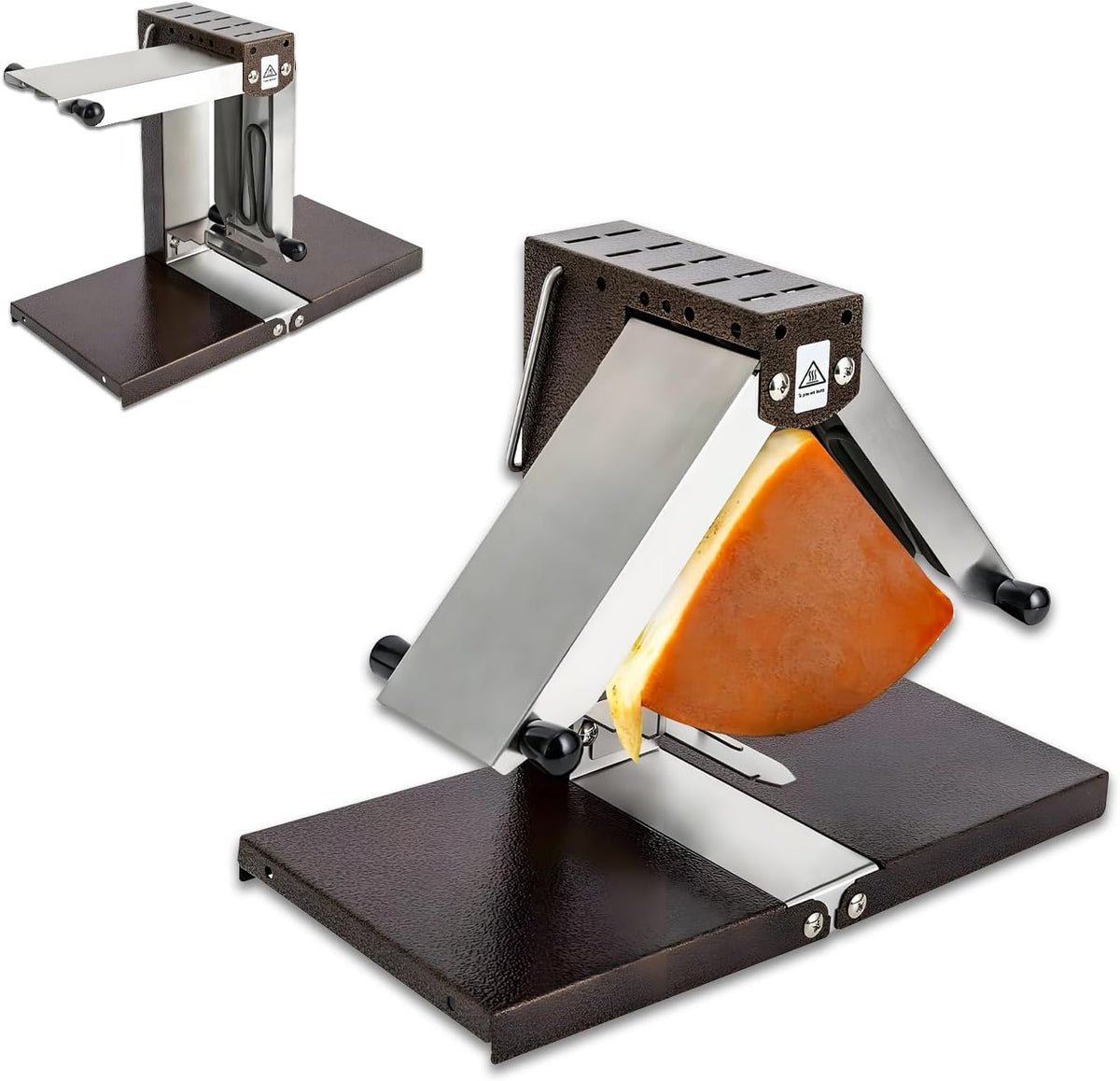 WTRYRN Scioglitore elettrico per raclette - Macchina professionale 220 V - Angolo regolabile fino a 90 gradi - Struttura compatta per formaggio