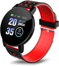 PURRL Smartwatch rotondo - Orologio fitness con monitoraggio pressione sanguigna - Pedometro e display 42 mm - Bluetooth compatibile Android e iOS