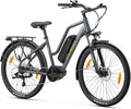 Touroll MA2 bici elettrica per adulti - motore centrale 250 W 70 Nm e batteria 36 V 468 Wh - ruote 27,5 pollici - autonomia 100 km e 7 velocità