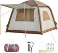 Tenda gonfiabile da campeggio 300 x 220 x 190 cm per 4 persone - struttura ad aria con parapioggia - rivestimento impermeabile per 4 stagioni - installazione facile
