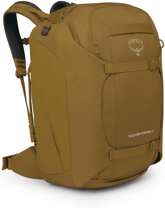 Zaino Osprey Sojourn Porter unisex adulto - design per viaggio e trasporto personale - struttura versatile per abbigliamento e accessori - zaino per spostamenti e soggiorni