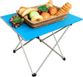 Tavolo pieghevole da campeggio - struttura in lega di alluminio alleggerito - design portatile - tavolo per attività outdoor e campeggio