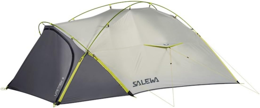 Salewa Litetrek III tenda da trekking per 3 persone - 4 stagioni - struttura rettangolare in poliestere - tenda compatta per escursioni e campeggio